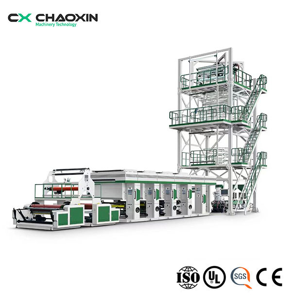 CX-1700 Three-Layer Co-Extrusion High-Pressure Film Blowing Unit Configuration